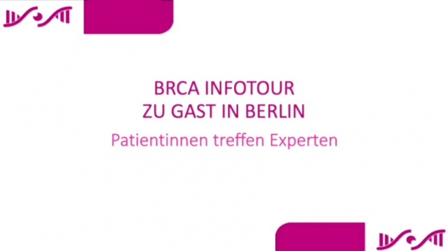 BRCA-Infotour zu Gast in Berlin